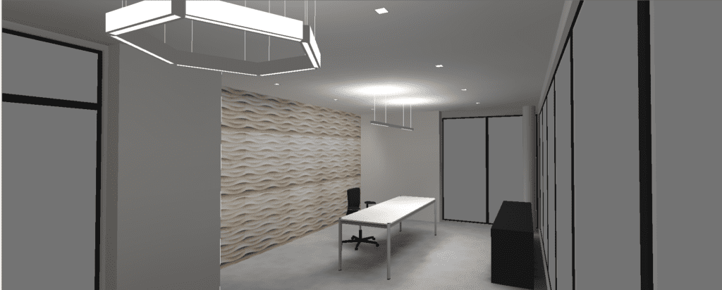 Dekker Bürogebäude - Lichtkonzeption Innenbeleuchtung