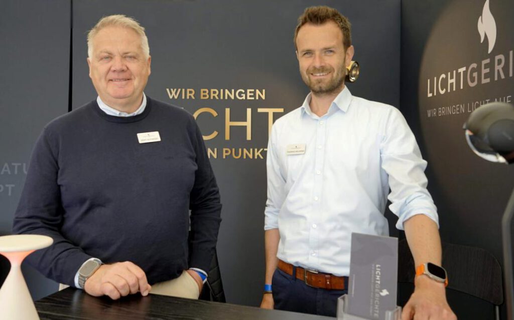 Promenade Lebensart – Bert Schweer und Thomas Wilkens von Lichtgerichte (Foto: Frerich OM Online)