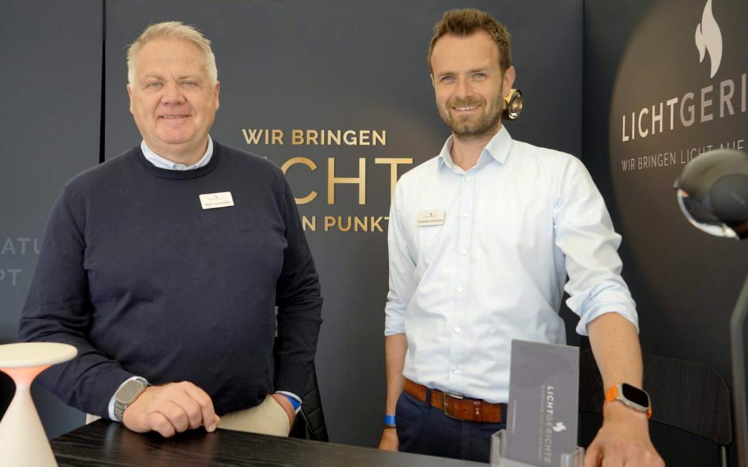 Promenade Lebensart – Bert Schweer und Thomas Wilkens von Lichtgerichte (Foto: Frerich OM Online)